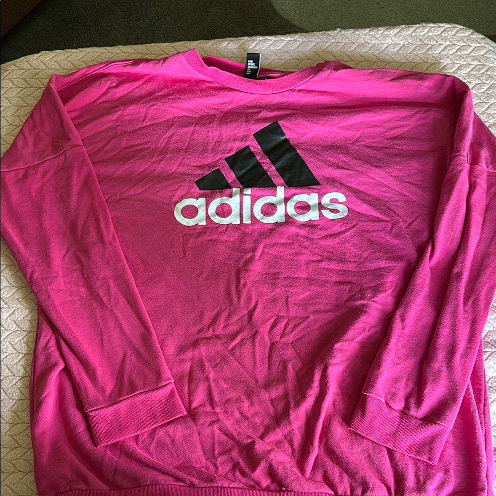 Adidas Bold Pink Crewneck Sweatshirt